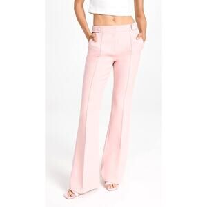LoveShackFancy Women's Costella Pants Size 0, Color Pale Rose NWT Flawed $495
